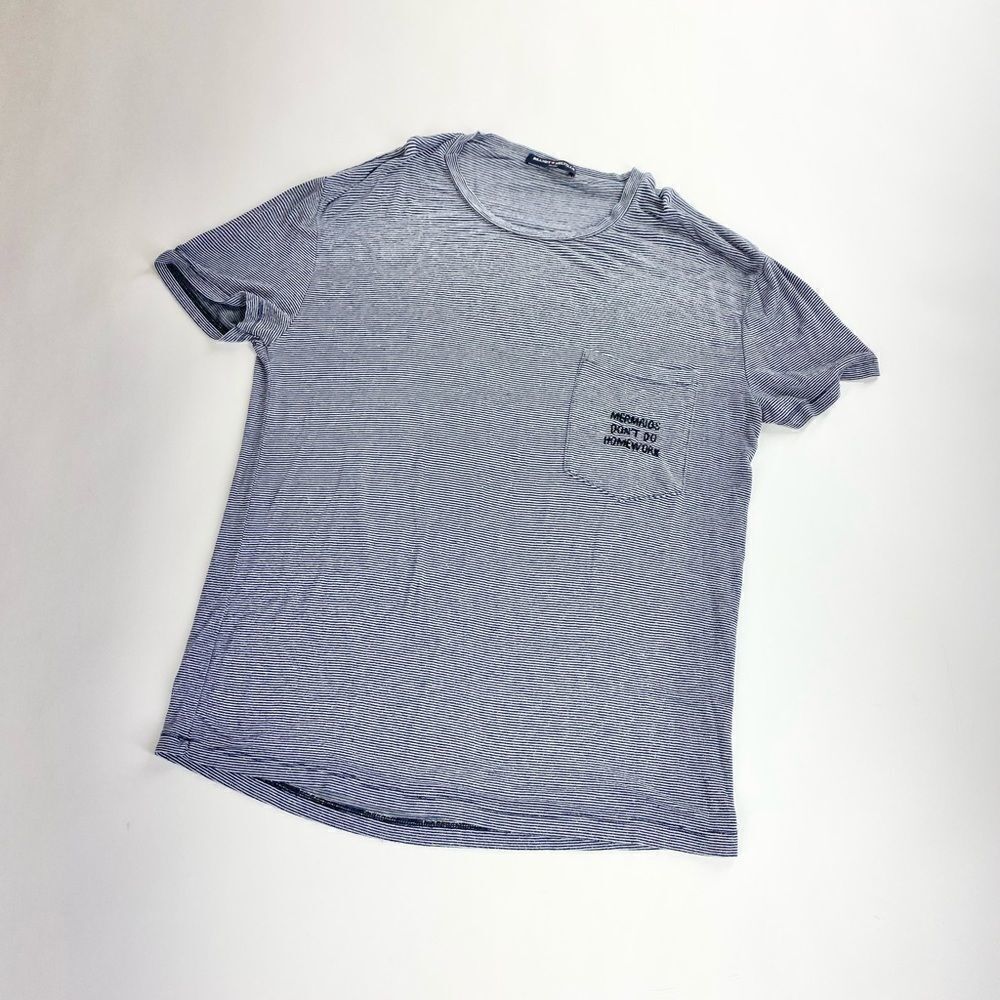Brandy Melville one size striped mermaids pocket tee